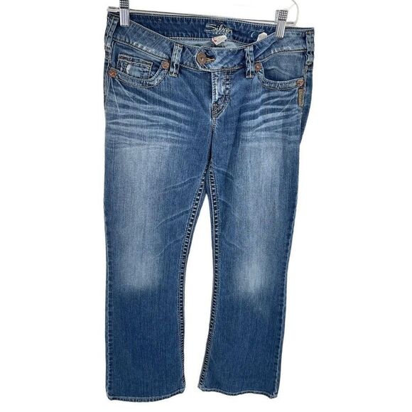 Silver Womens Tuesday Jeans Denim Stretch Straight Medium Wash Blue Size 29x31 - Picture 11 of 11